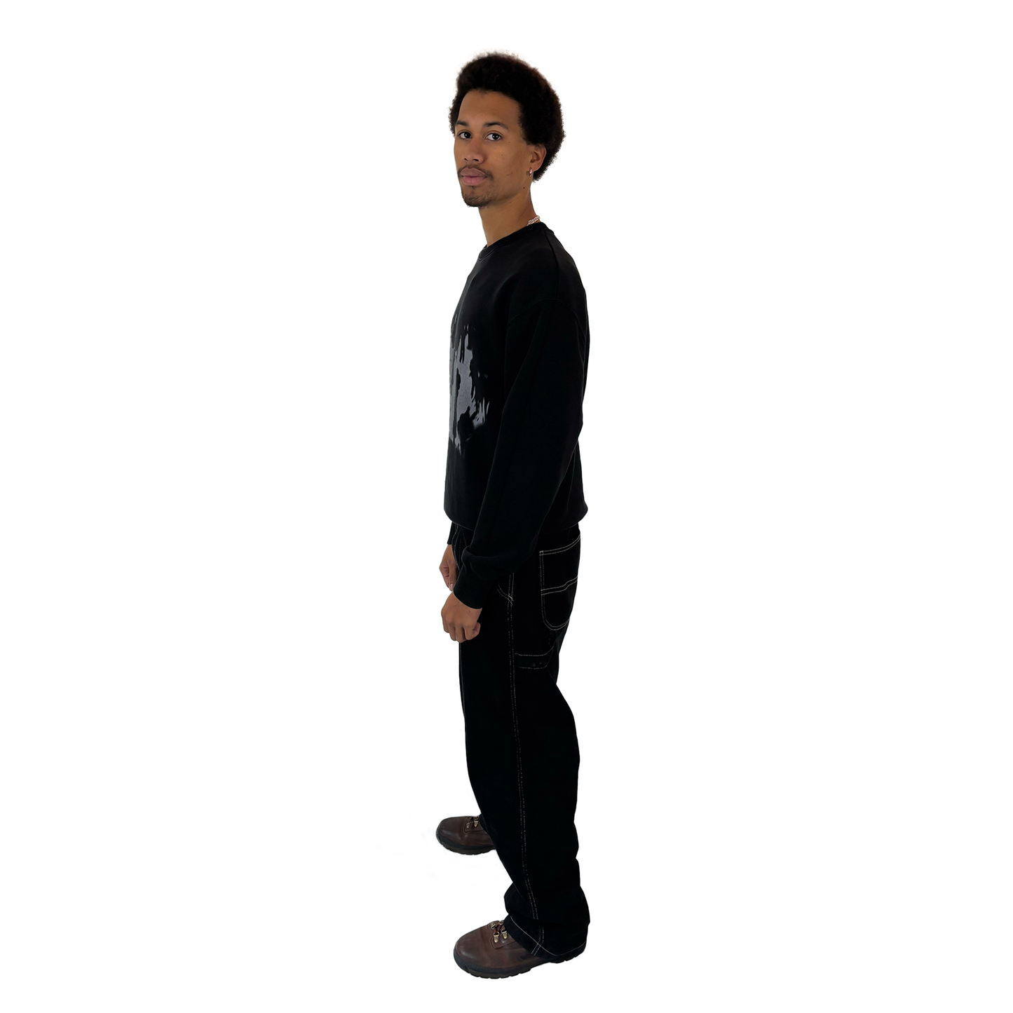 Distortion Sweater Black